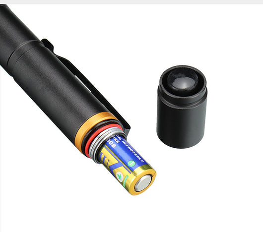 Linterna LED Portátil en Forma de Bolígrafo - Luz Blanca y Amarilla - Image 11