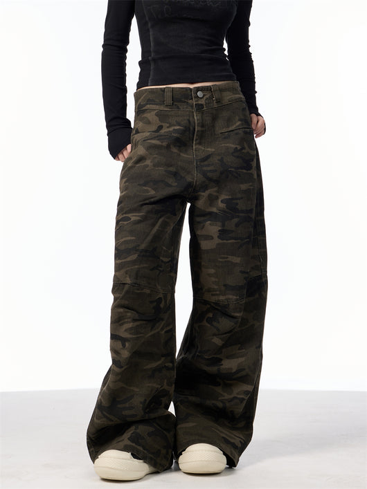 Pantalones Vaqueros Camuflaje Cintura Alta para Mujer - Comodidad y Estilo - Image 13