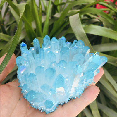 Drusa de Cuarzo Electrochapado - Piedra de Sanación y Energía Natural