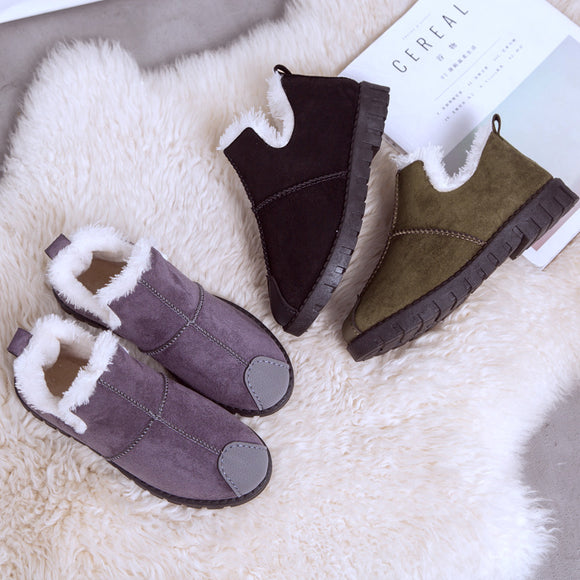 Botas de Invierno para Mujer con Forro de Terciopelo - Cálidas y Acogedoras