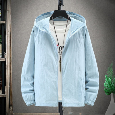 Chaqueta Cortaviento Deportiva con Protección UV para Hombre - Image 10