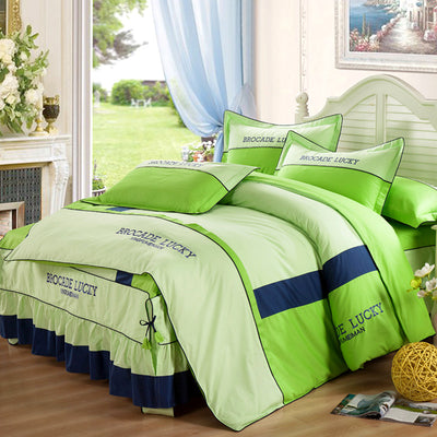 Juego de 4 Volantes para Cama en Algodón Puro - Image 24