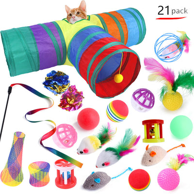 Set de 21 Juguetes Interactivos para Gatos - Varitas y Accesorios - Image 16