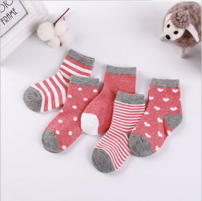 Calcetines Infantiles de Algodón 100% Estilo Coreano - Comodidad Total para Bebés - Image 3
