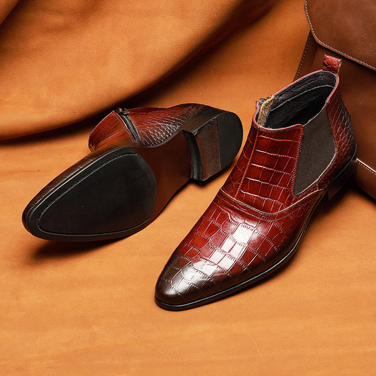 Botas Altas de Cuero Genuino para Hombre - Botines Tobilleros Premium - Image 10