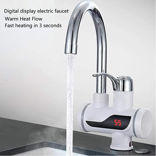 Grifo Calentador de Agua Instantáneo Eléctrico