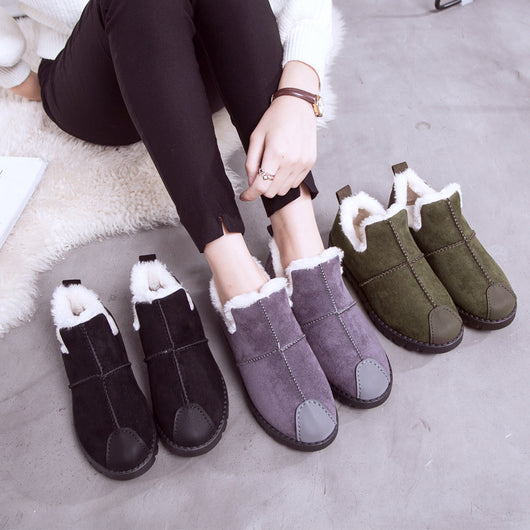 Botas de Invierno para Mujer con Forro de Terciopelo - Cálidas y Acogedoras