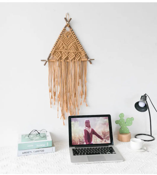 Tapiz de Macramé Nórdico para Pared - Decoración Interior Artesanal - Image 9