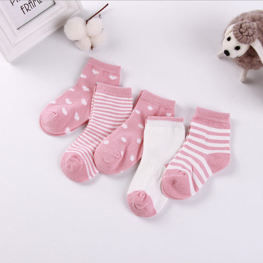 Calcetines Infantiles de Algodón 100% Estilo Coreano - Comodidad Total para Bebés - Image 5