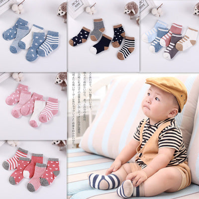 Calcetines Infantiles de Algodón 100% Estilo Coreano - Comodidad Total para Bebés