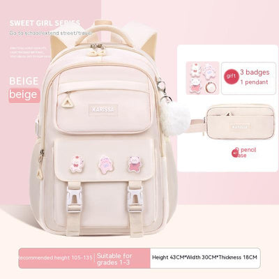 Mochila Escolar Impermeable para Niñas - Gran Capacidad y Resistente - Image 9