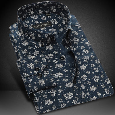 Camisa Casual Slim Fit con Estampado Moderno para Hombre - Image 4