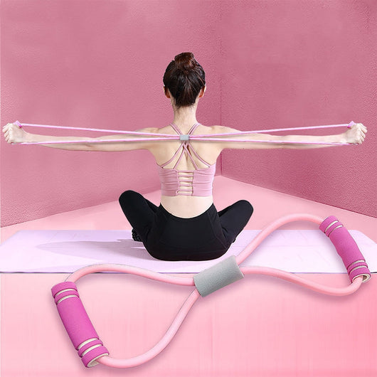 Banda Elástica en Forma de 8 para Ejercicios y Tonificación Muscular