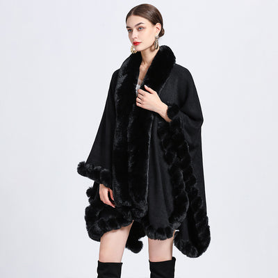 Cardigan Oversized con Cuello de Conejo - Abrigo Tejido Irregular Holgado - Image 6