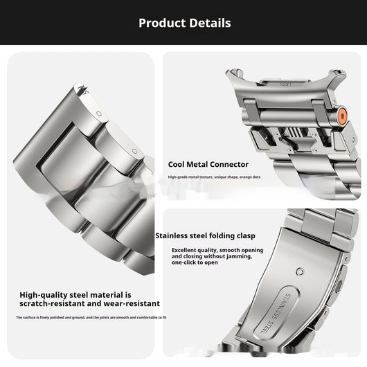 Correa Metálica de Acero Inoxidable Versátil para Smartwatch - Image 4