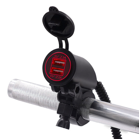 Cargador Dual USB 4.2A para Auto, Moto y ATV 12V/24V
