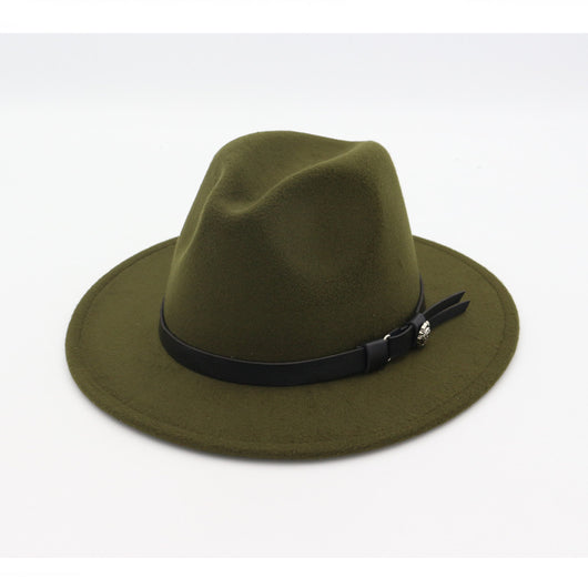 Sombrero Jazz de Ala Recta en Fieltro - Image 19