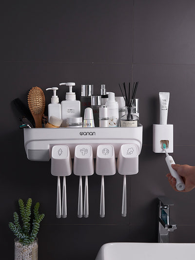 Organizador de Baño Adhesivo Multifuncional con Ventosas - Image 9