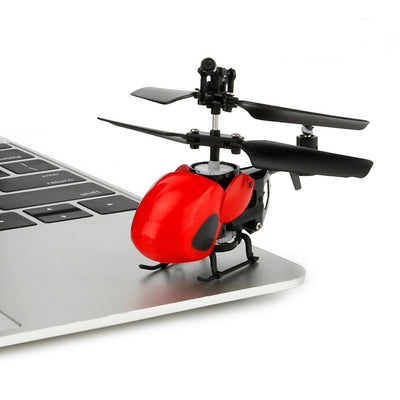 Helicóptero Volador Miniatura con Control Remoto