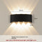 Warm Light, 8 W, Black Lamp Body