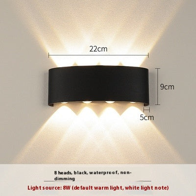Lámpara LED Exterior Doble Cabezal Ultra Brillante Impermeable - Image 13