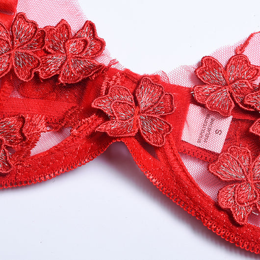 Conjunto Romántico de Encaje Floral Transparente - Image 29