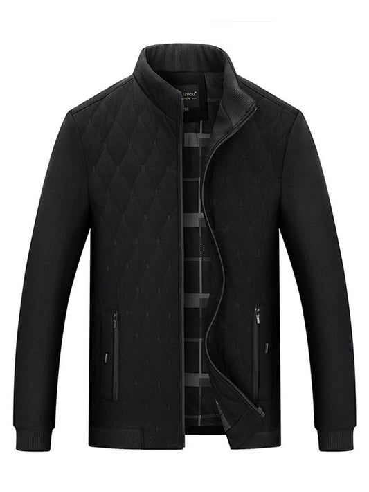 Chaqueta Acolchada Casual Ejecutiva para Hombre con Cuello Alto - Image 2