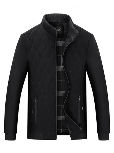 Chaqueta Acolchada Casual Ejecutiva para Hombre con Cuello Alto - Image 2