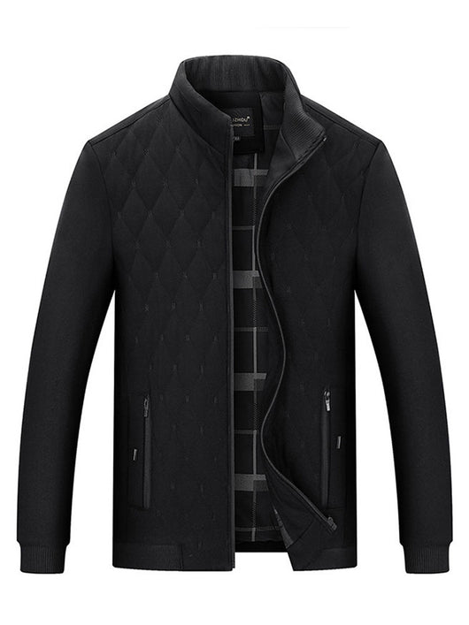 Chaqueta Acolchada Casual Ejecutiva para Hombre con Cuello Alto - Image 2