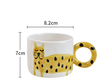 Taza de Cerámica Adorable con Diseño de Animales - Image 12