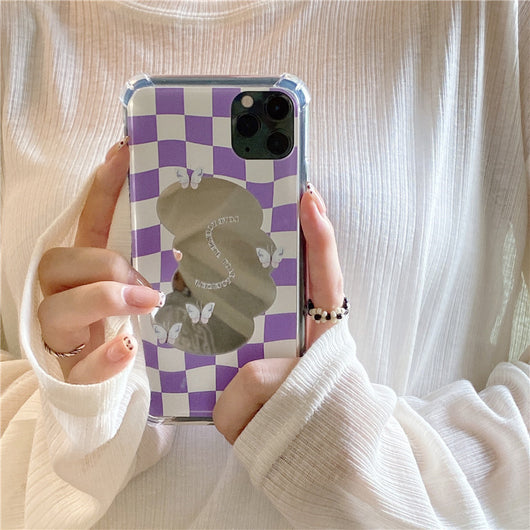 Funda Mariposa para Celular con Diseño Geométrico de Silicona - Image 4