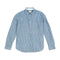 Camisa de Algodón y Lino Manga Larga