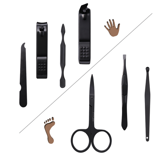 Set de Manicura Profesional 7 en 1 - Cortaúñas, Alicates y Herramientas de Belleza - Image 2