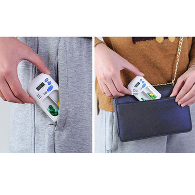 Pastillero Inteligente Portátil con Alarma LED y Recordatorio de Medicinas - Image 5