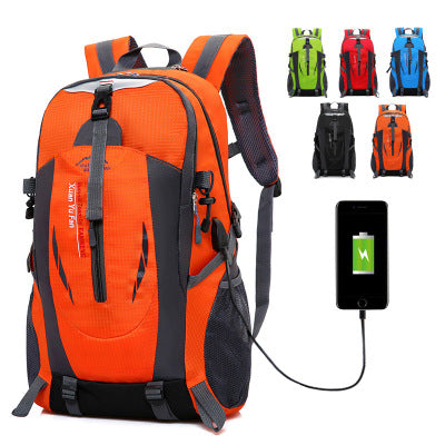 Mochila de Viaje Recargable de Doble Hombrera con Capacidad Grande para Montañismo y Aventura