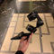 Tacones Altos con Hebilla Metálica