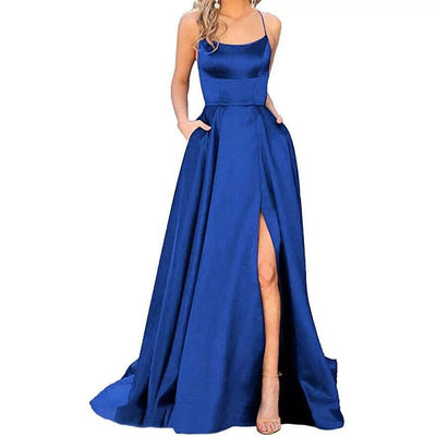 Vestido Largo Ajustado con Hombros Descubiertos para Damas de Honor y Eventos - Image 5