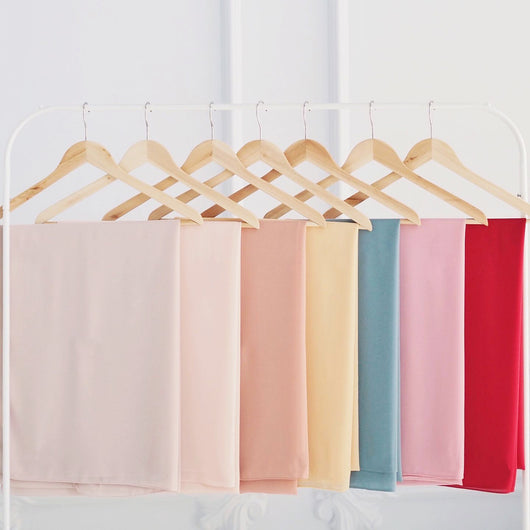 Pañuelo Hijab de Gasa Perlada Liso para Mujer