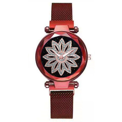 Reloj de cuarzo con esfera de cielo estrellado para mujer - Image 6