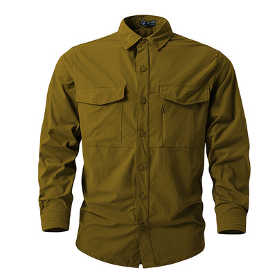 Camisa Táctica de Secado Rápido Consul para Hombre - Múltiples Bolsillos Entrenamiento - Image 12