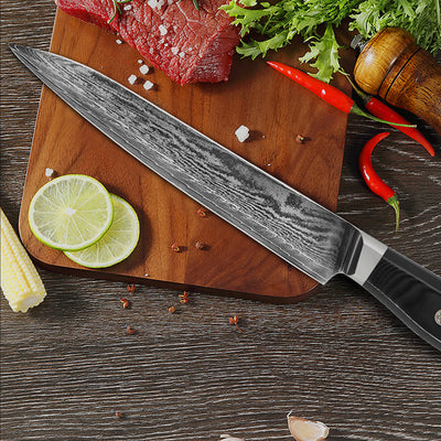 Cuchillo Damasco para Chef y Sashimi - Acero Inoxidable Profesional - Image 3