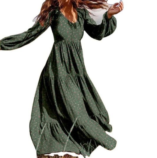 Vestido Casual Floral con Volantes para Tallas Grandes - Image 2