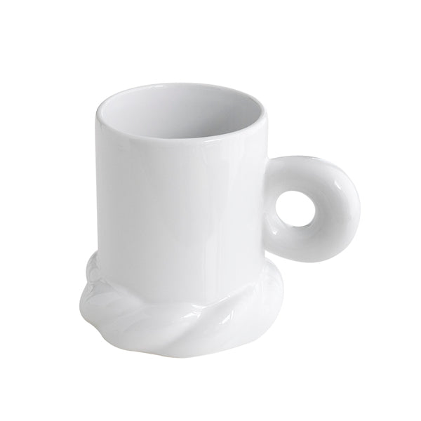 Plato de Cena Cerámica Minimalista - Diseño Clásico Blanco - Image 3