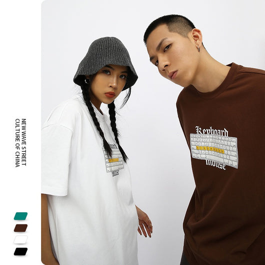 Playera Unisex Estampado Digital Teclado - Manga Corta - Image 6