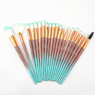 Set de 20 Sombras Multicolor con Brochas Profesionales de Maquillaje - Image 5