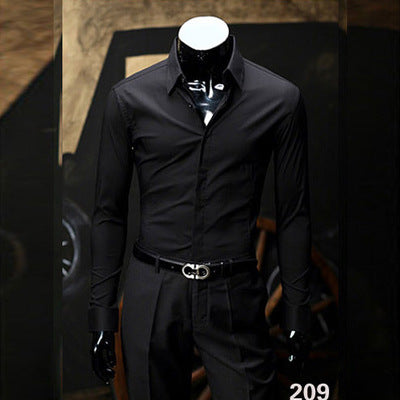 Camisa Ejecutiva Slim Fit de Manga Larga para Hombre - Image 11