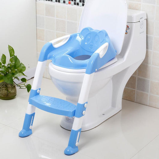 Asiento de Entrenamiento Plegable para Inodoro Infantil sin Deslizamiento - Image 4