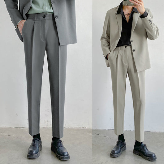 Pantalones Casuales Slim Fit Ligeros para Hombre