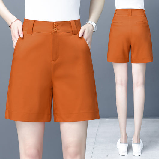 Shorts de Talle Alto Corte A 5 Puntos - Image 4