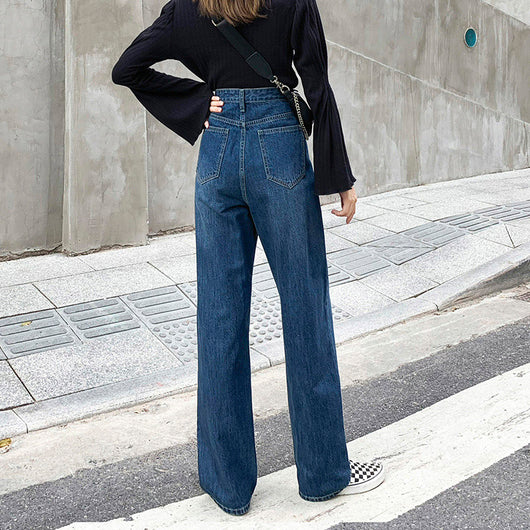 Pantalón Ancho de Tiro Alto con Hebilla Ajustable - Image 8